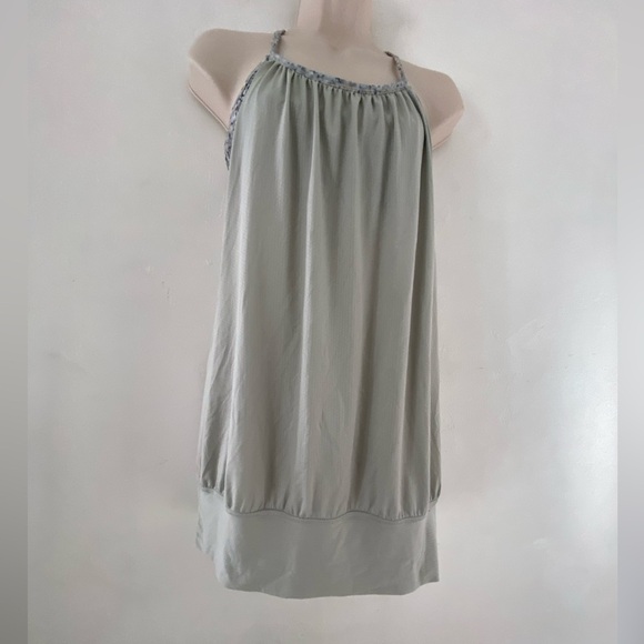 Lululemon Athletica Light Gray mini dress blouse - Picture 8 of 8
